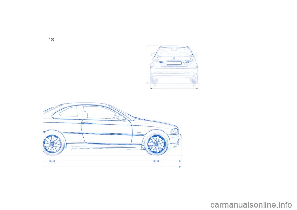 BMW 325CI COUPE 2004 E46 Owners Manual 152 