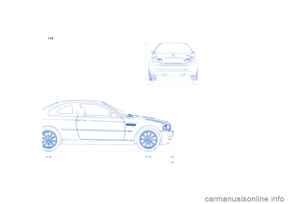 BMW M3 COUPE 2006 E46 Owners Manual 148 