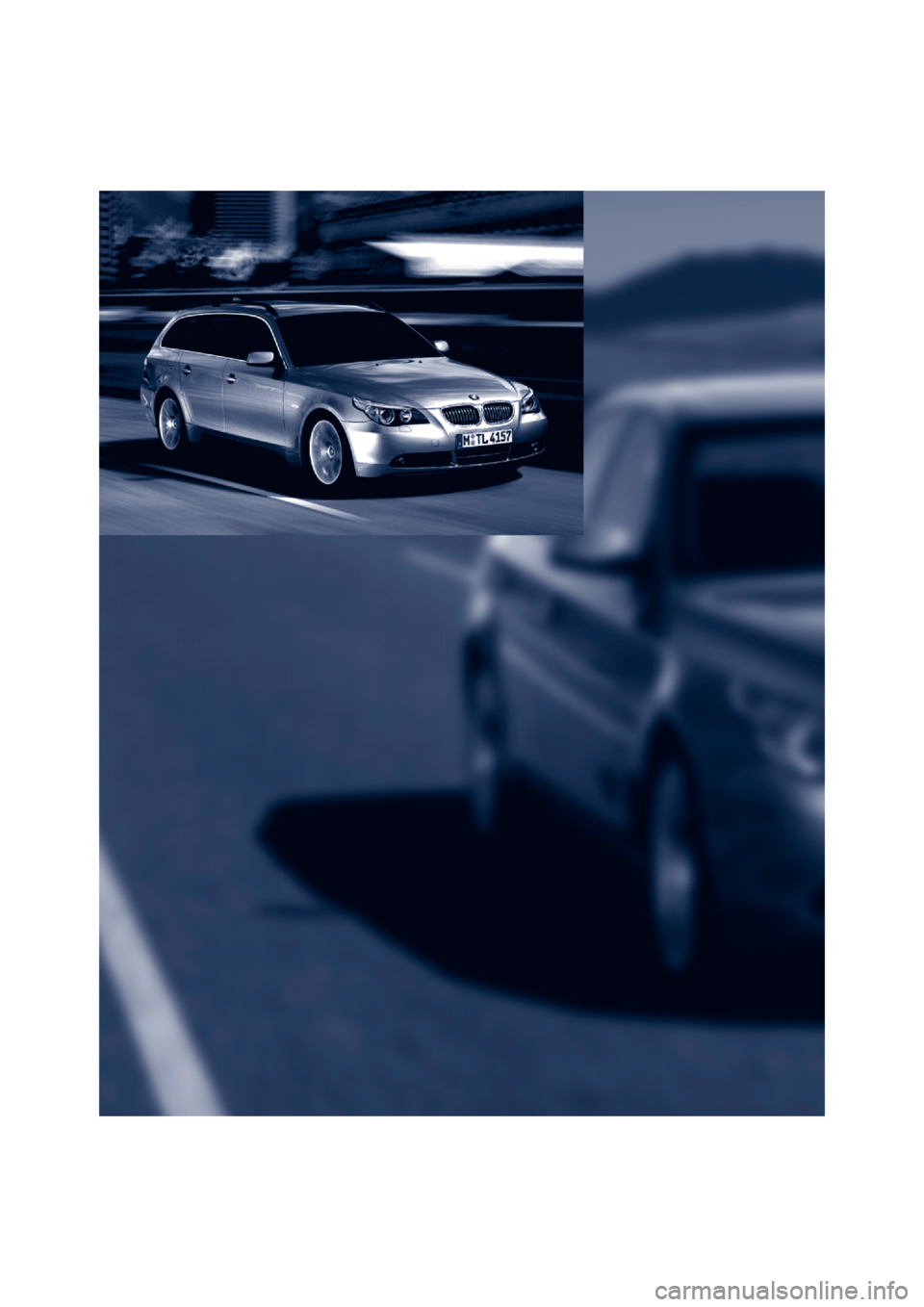 BMW 550I SEDAN 2006 E60 Owners Manual 