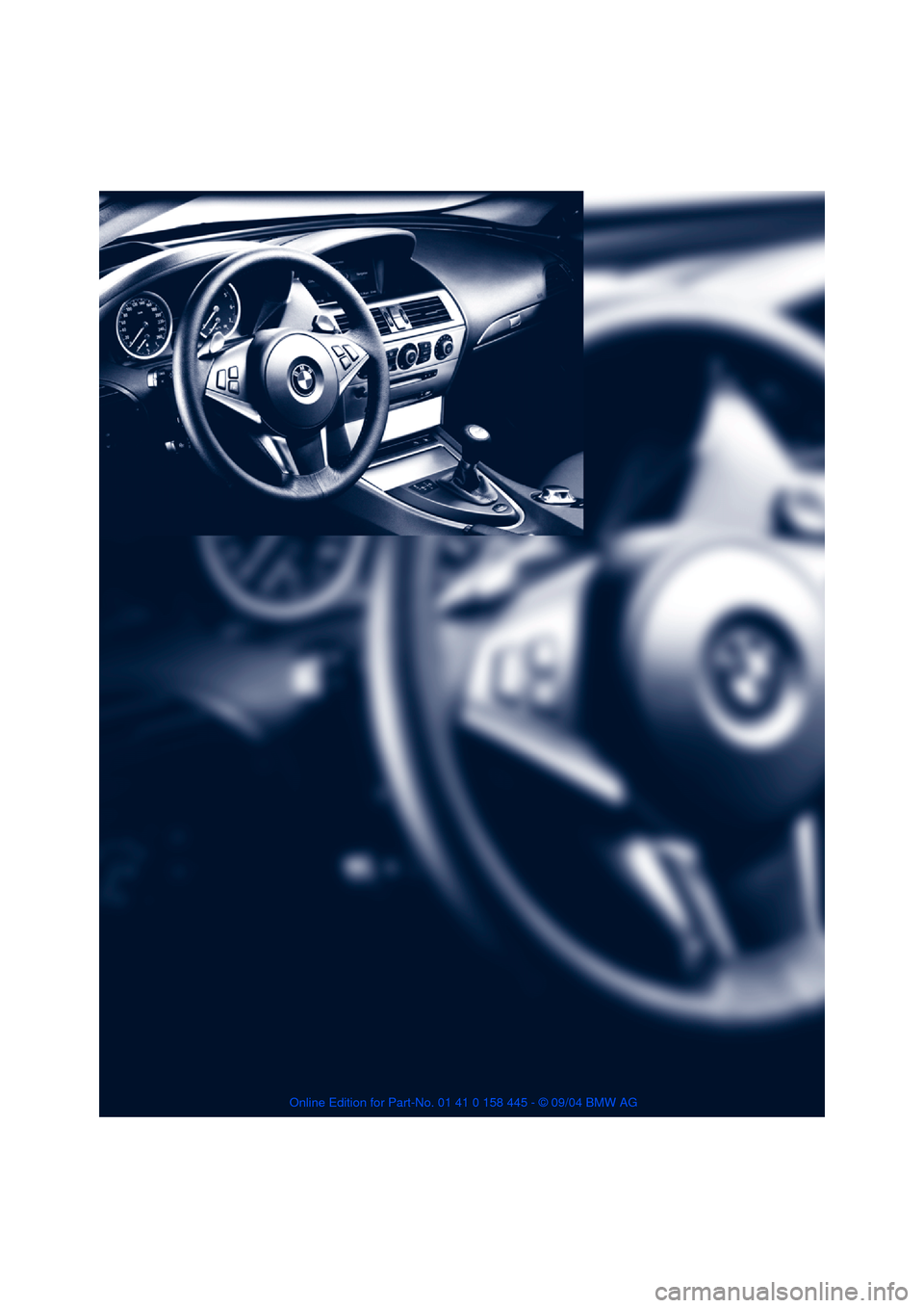 BMW 645I COUPE 2005 E63 Owners Manual 