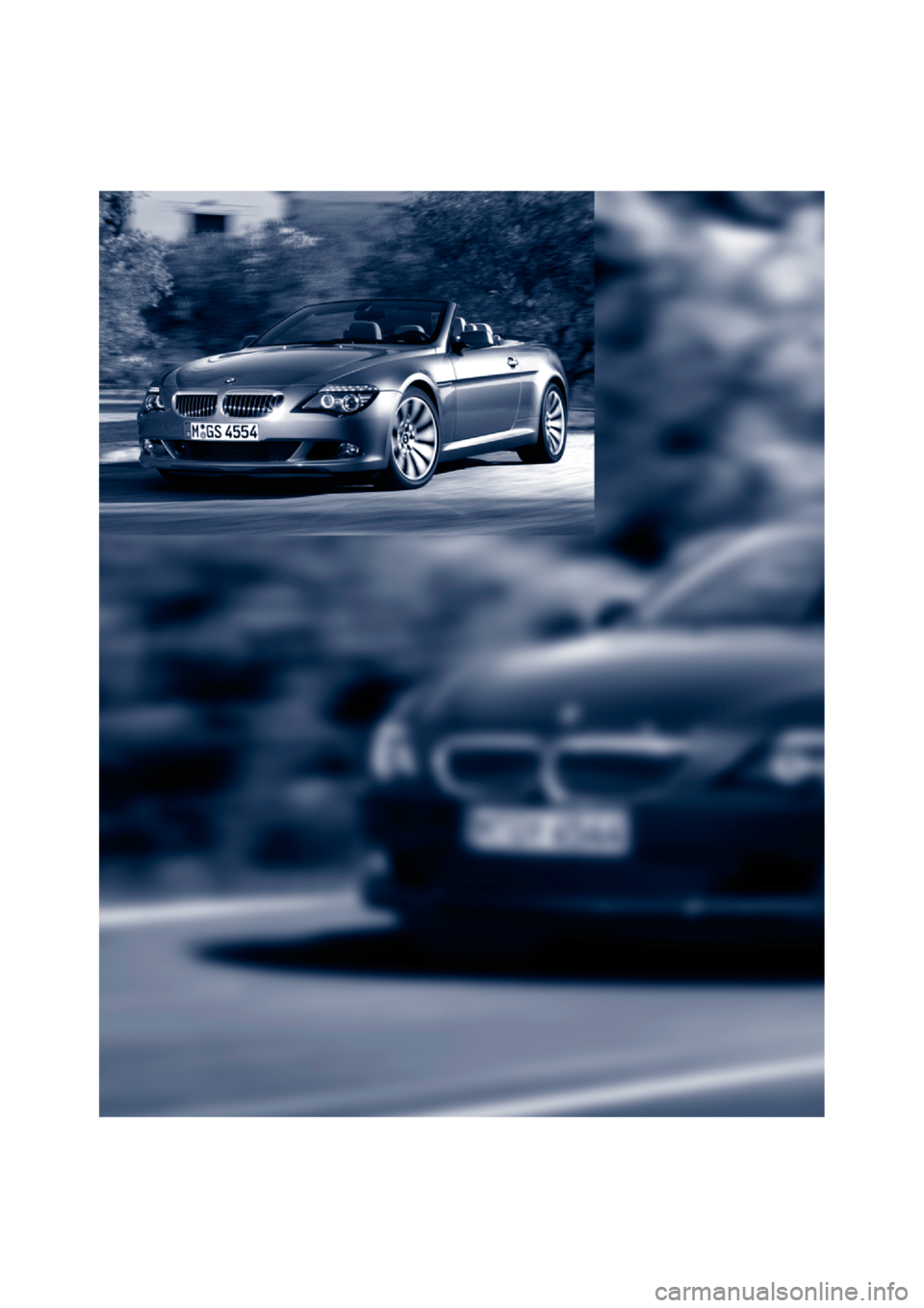 BMW 650I CONVERTIBLE 2008 E64 Owners Manual 