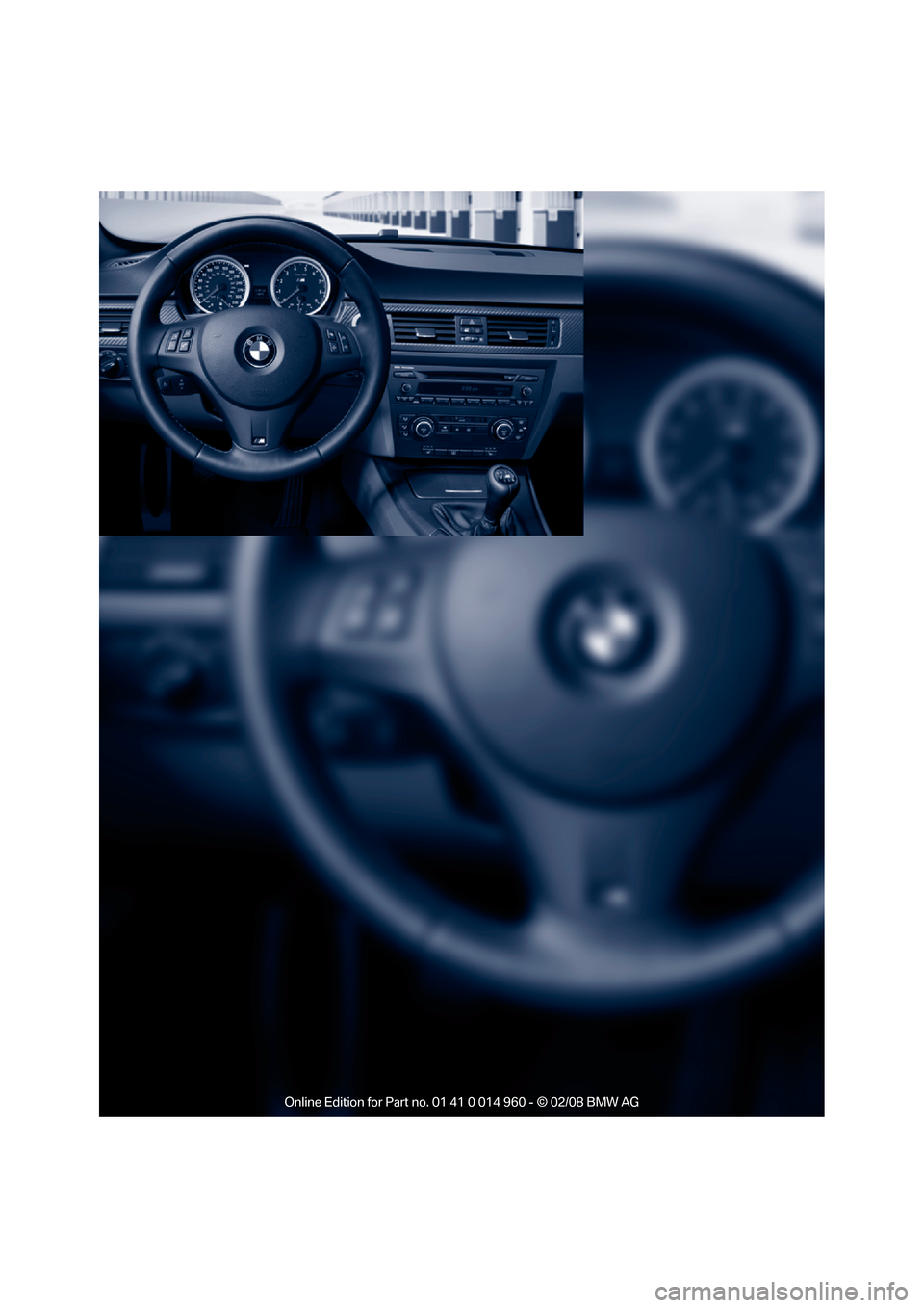 BMW M3 COUPE 2008 E92 Owners Manual 