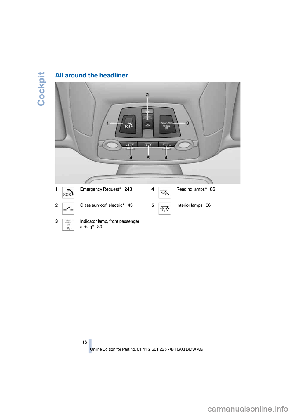 BMW 750I 2009 F01 Owners Manual �"�M�M��B�S�P�V�O�E��U�I�F��I�F�B�E�M�J�O�F�S
��&�N�F�S�H�F�O�D�Z��3�F�R�V�F�T�U�\_���
�
�(�M�B�T�T��T�V�O�S�P�P�G�
��F�M�F�D�U�S�J�D�\_��
�
�*�O�E�J�D�B�U�P�S��M�B�N�Q�
��G�S�P�