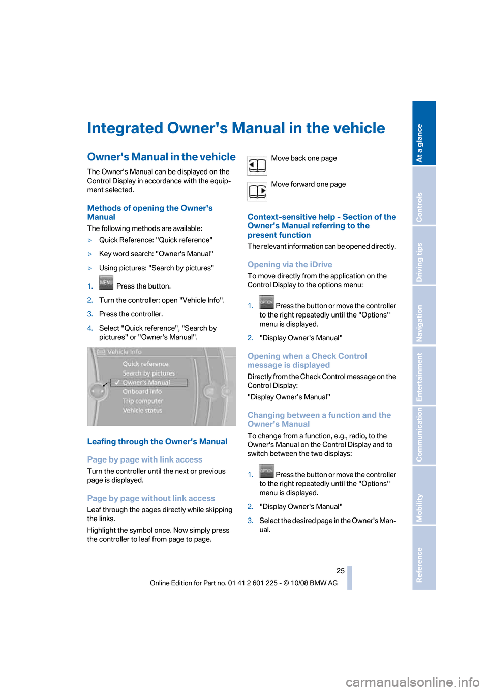 BMW 750I 2009 F01 Owners Manual �*�O�U�F�H�S�B�U�F�E��0�X�O�F�S��T��.�B�O�V�B�M��J�O��U�I�F��W�F�I�J�D�M�F
�0�X�O�F�S��T��.�B�O�V�B�M��J�O��U�I�F��W�F�I�J�D�M�F
�5�I�F��0�X�O�F�S��T��.�B�O�V�B�M��D�B�O��C�F��E�J�T�Q