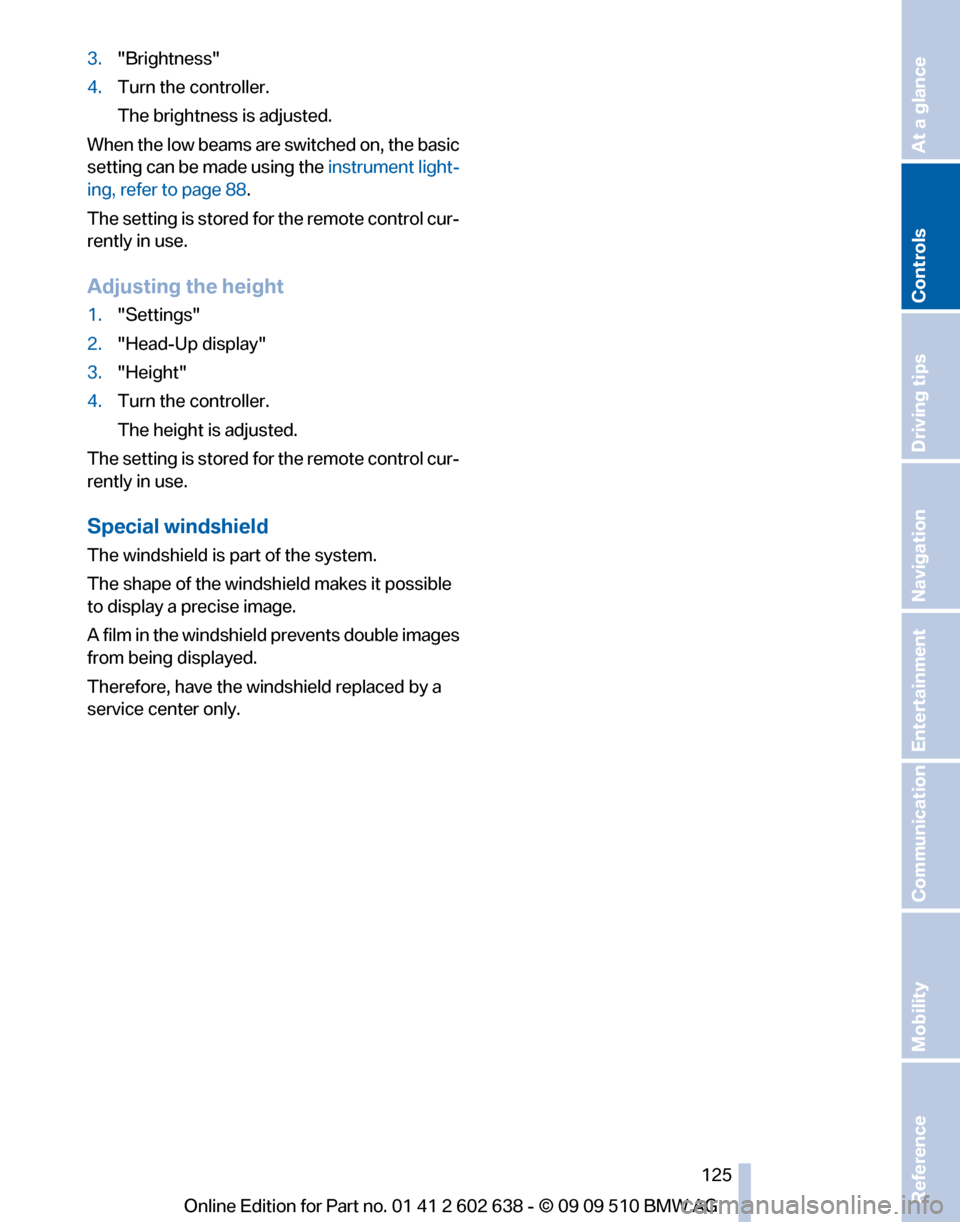 BMW 760I 2010 F01 Owners Manual 