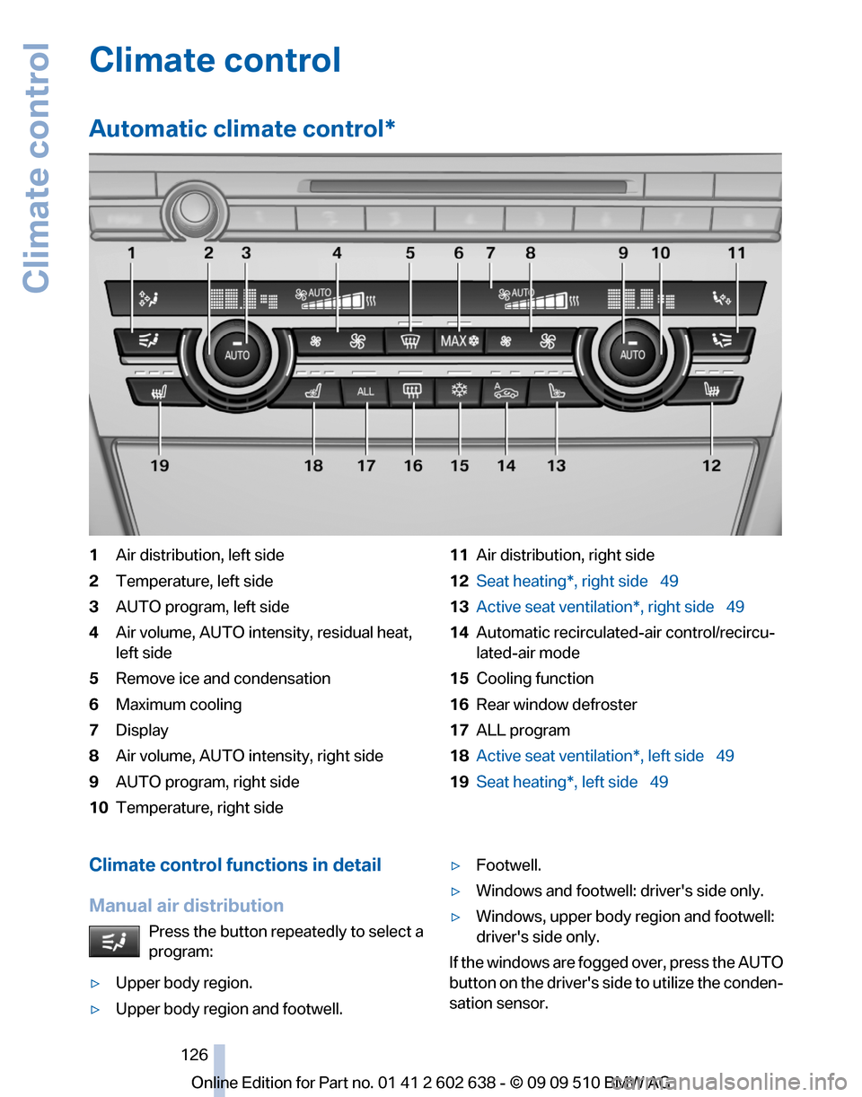 BMW 760I 2010 F01 Owners Manual 