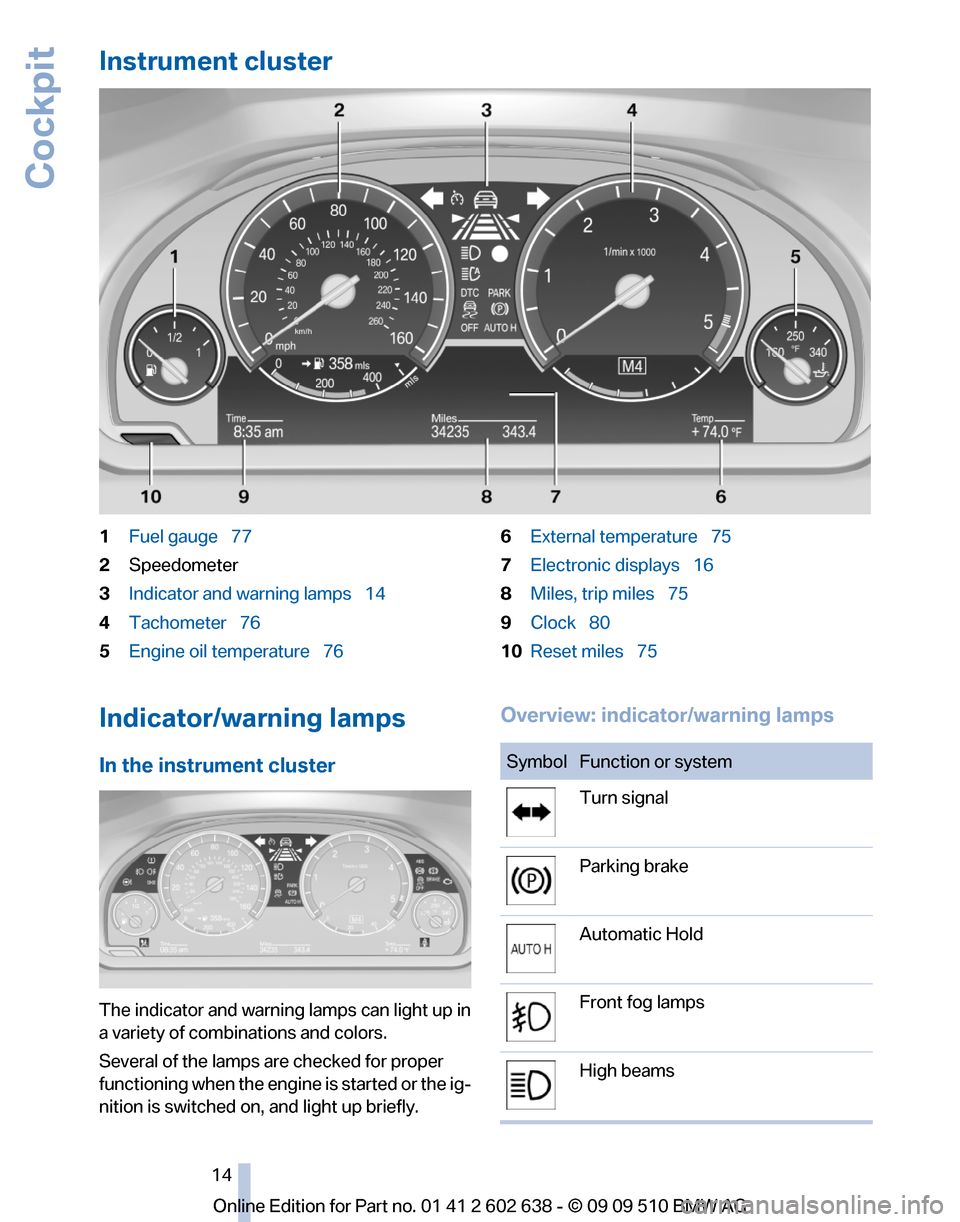 BMW 760I 2010 F01 Owners Manual 