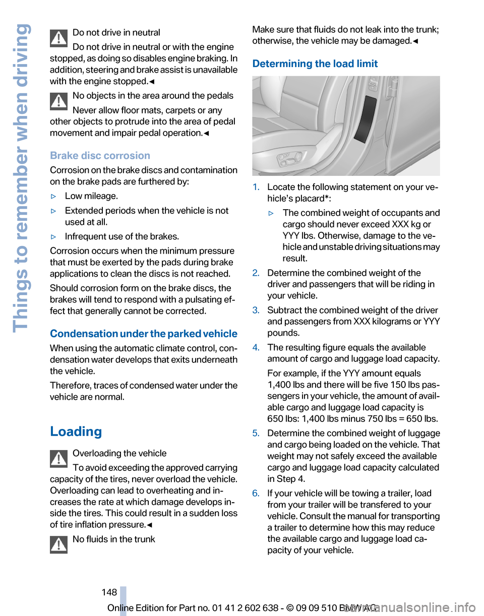 BMW 760I 2010 F01 Owners Manual 