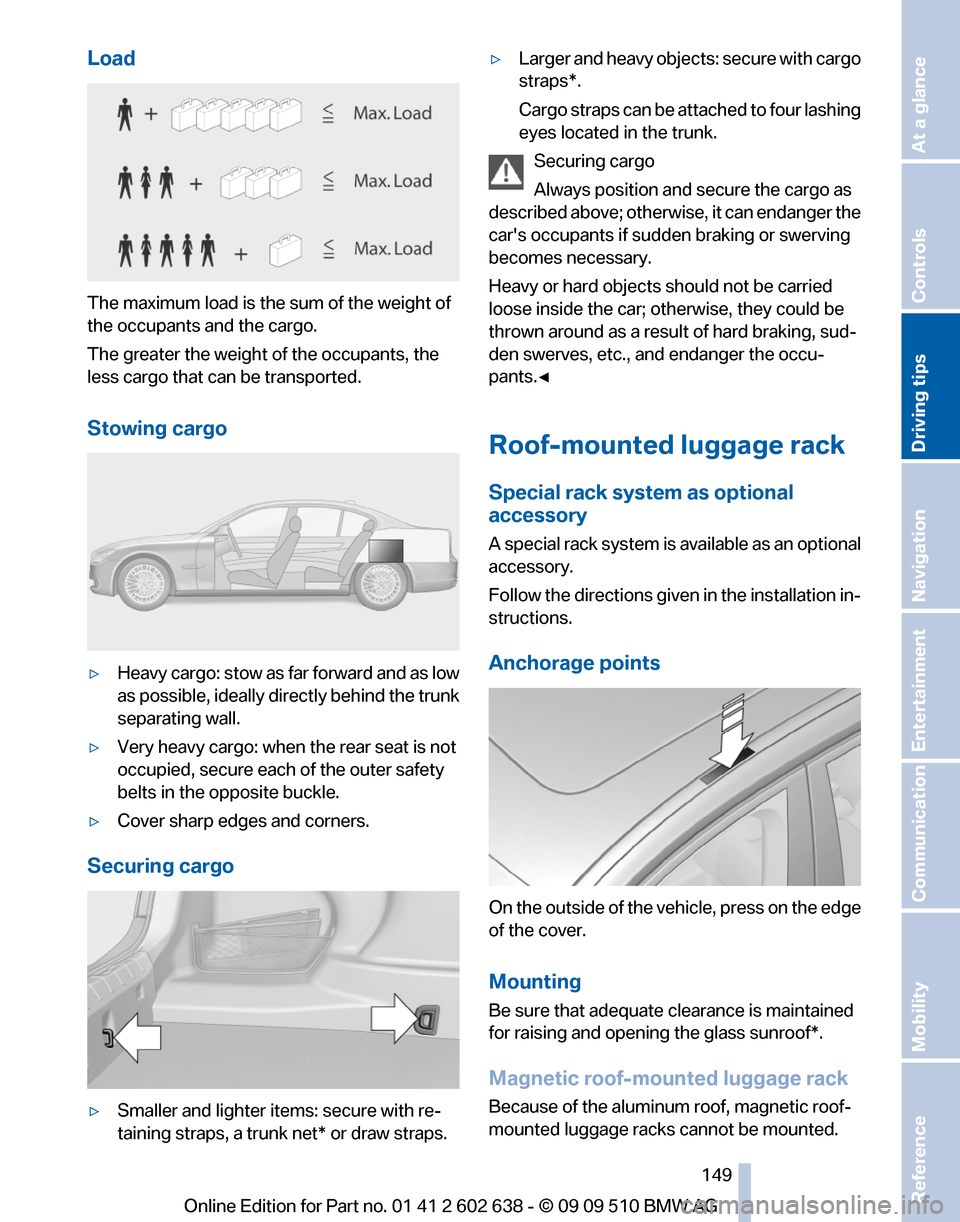 BMW 760I 2010 F01 Owners Manual 