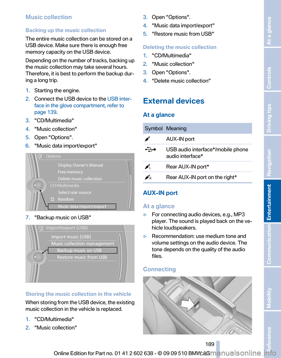 BMW 760I 2010 F01 Owners Manual 