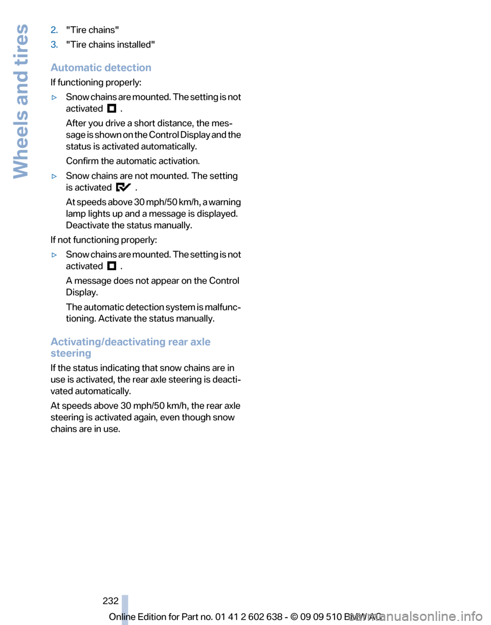 BMW 760I 2010 F01 Owners Manual 