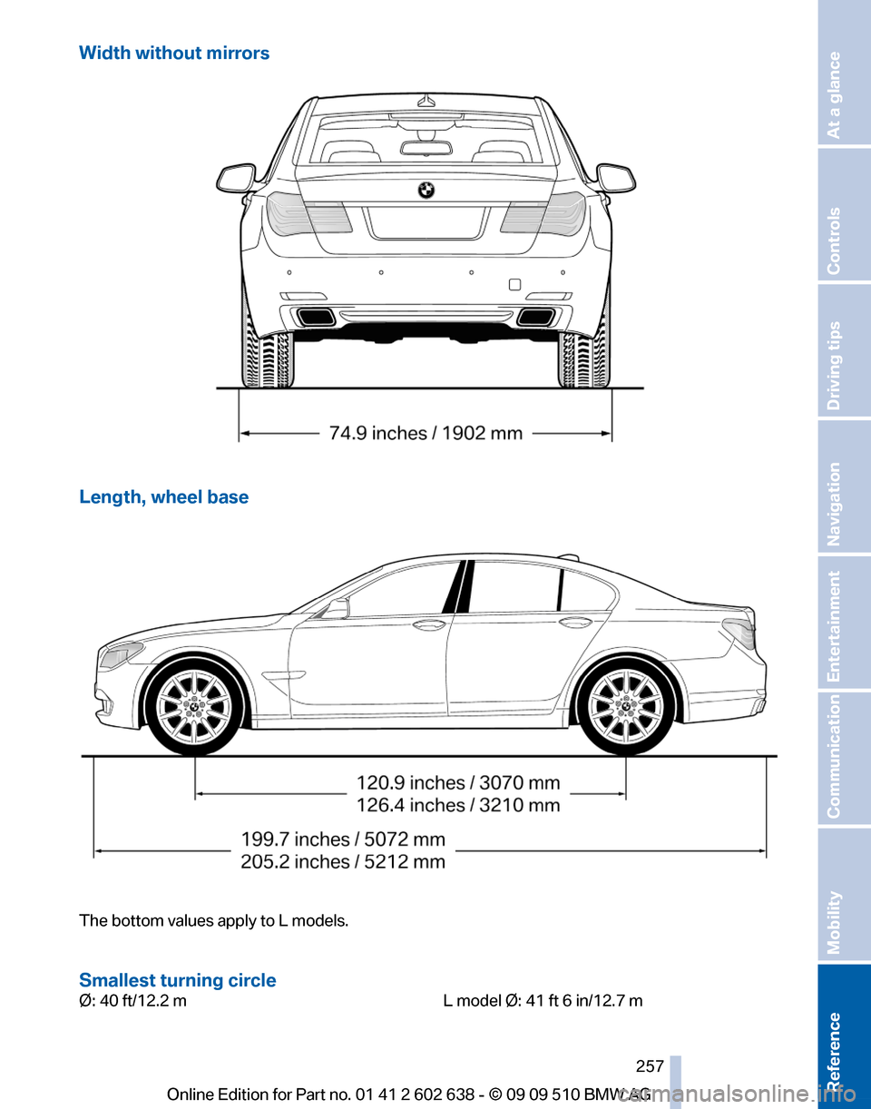 BMW 760I 2010 F01 Owners Manual 