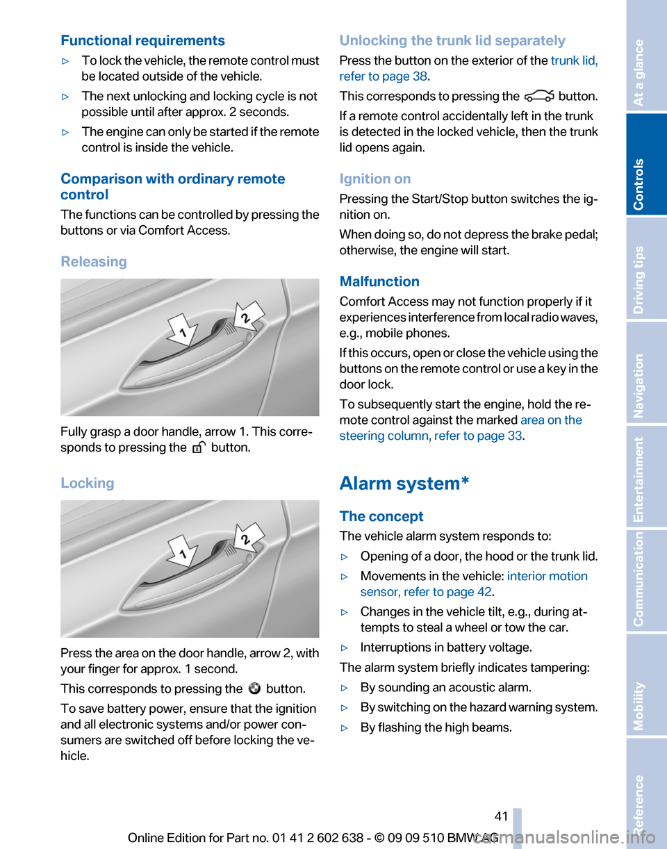 BMW 760I 2010 F01 Owners Manual 