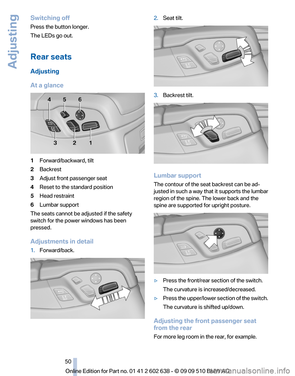 BMW 760I 2010 F01 Owners Manual 