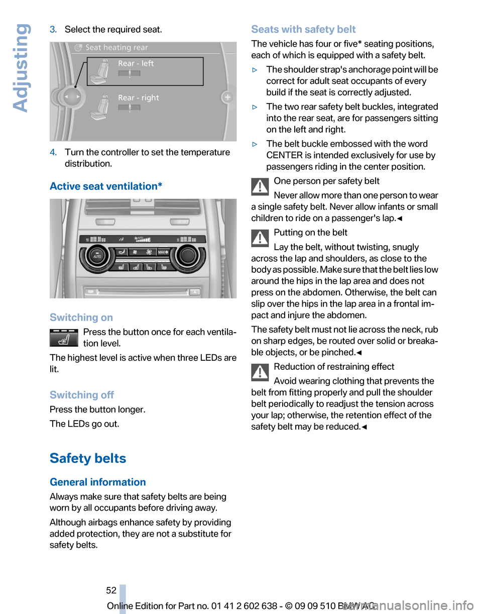 BMW 760I 2010 F01 Owners Manual 