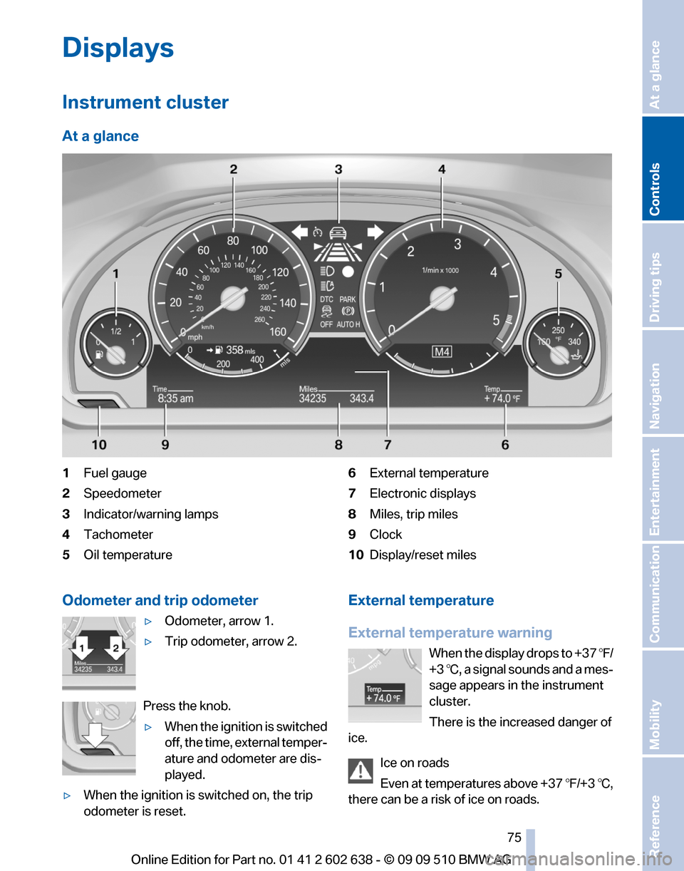 BMW 760I 2010 F01 Owners Manual 