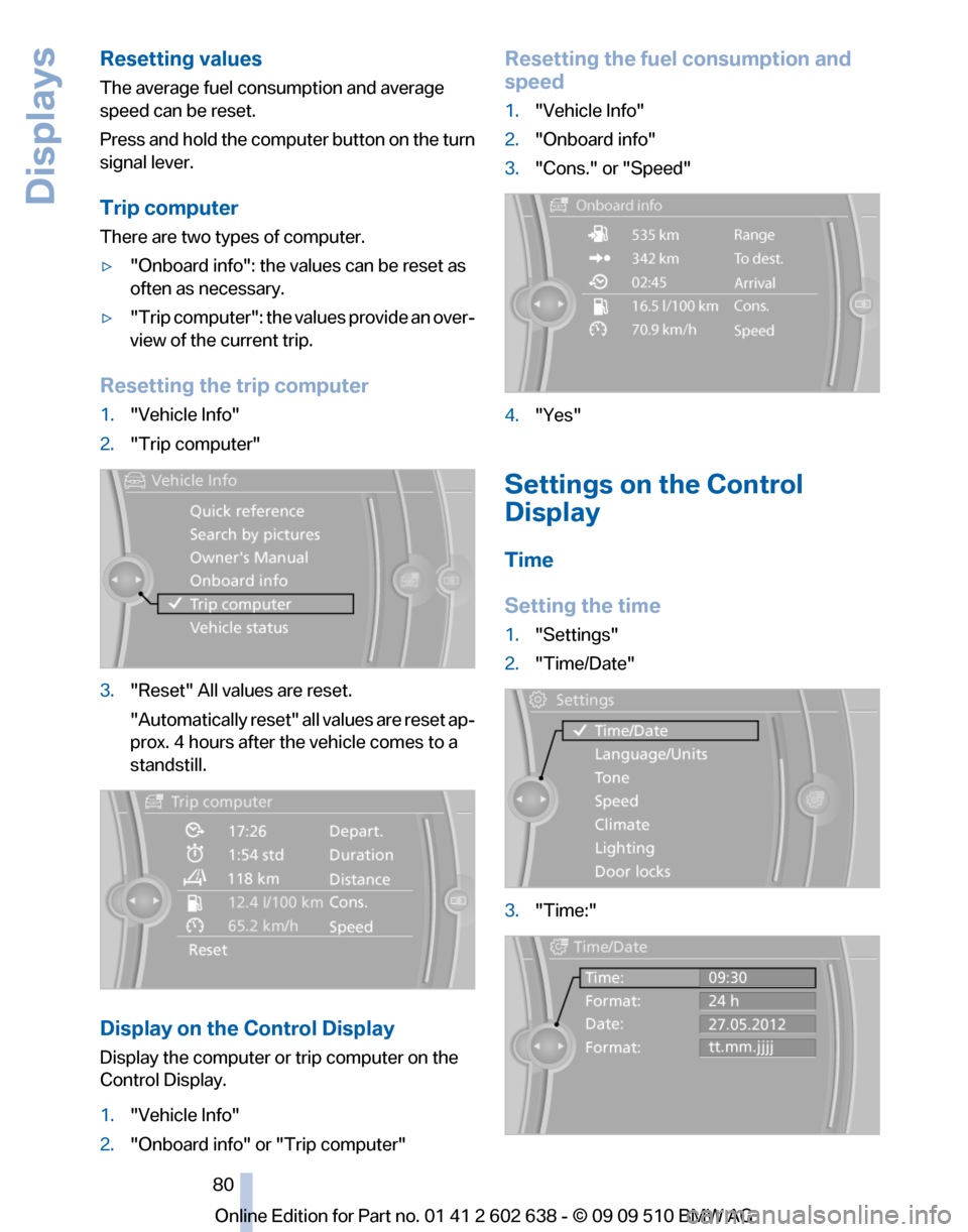 BMW 760I 2010 F01 Owners Manual 