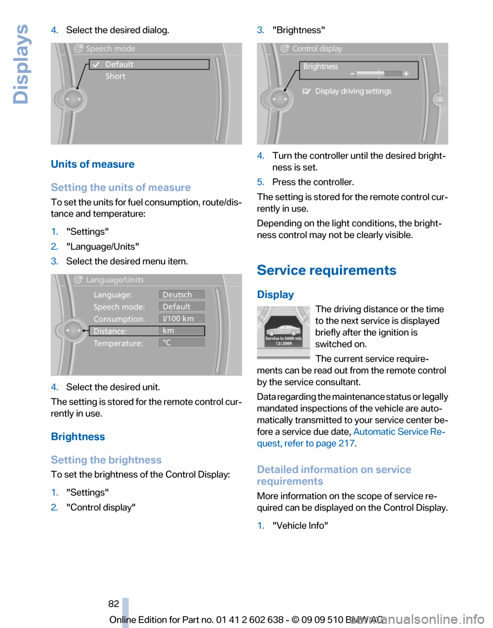 BMW 760I 2010 F01 Owners Manual 