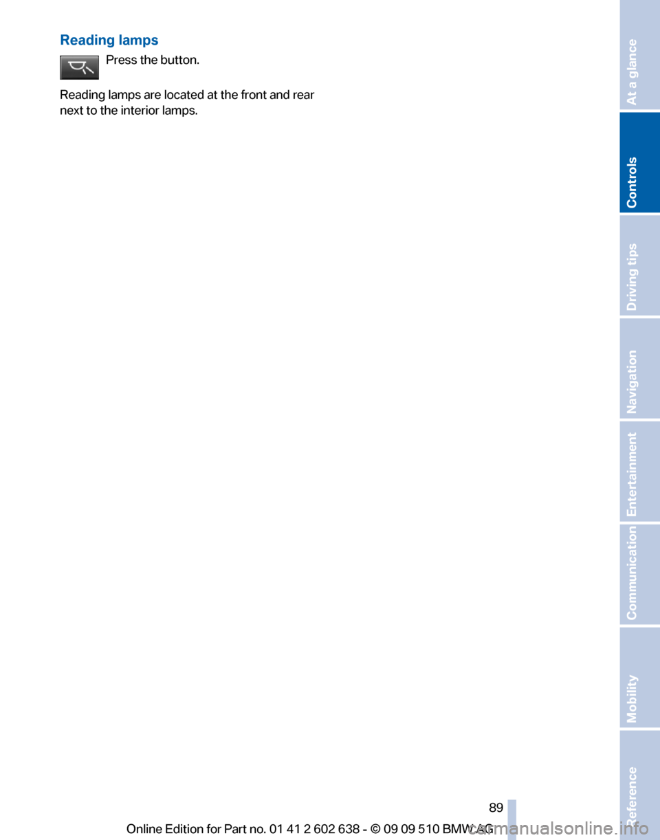 BMW 760I 2010 F01 Owners Manual 