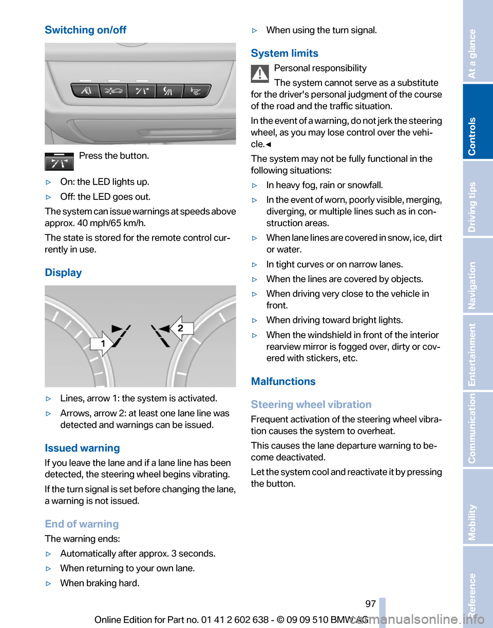 BMW 760I 2010 F01 Owners Manual 