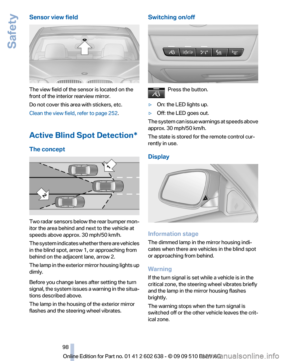 BMW 760I 2010 F01 Owners Manual 