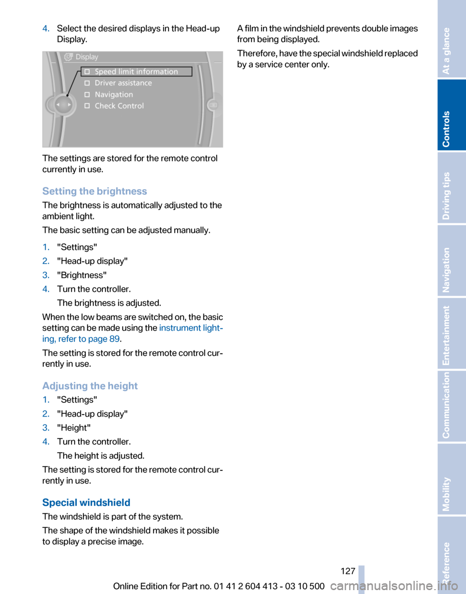 BMW 550I GT 2010 F07 Owners Manual 