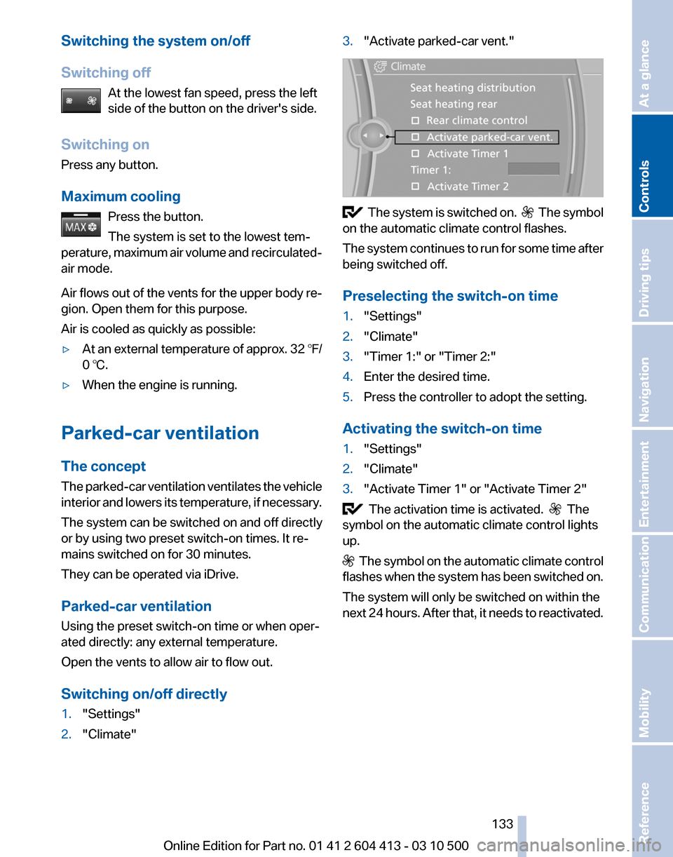 BMW 550I GT 2010 F07 Owners Manual 