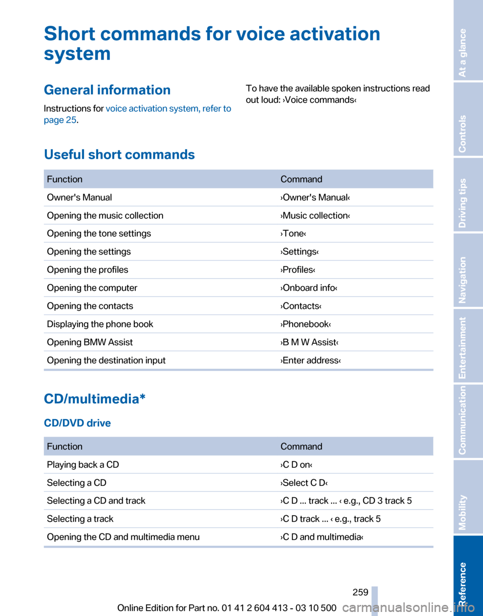 BMW 550I GT 2010 F07 Owners Manual 
