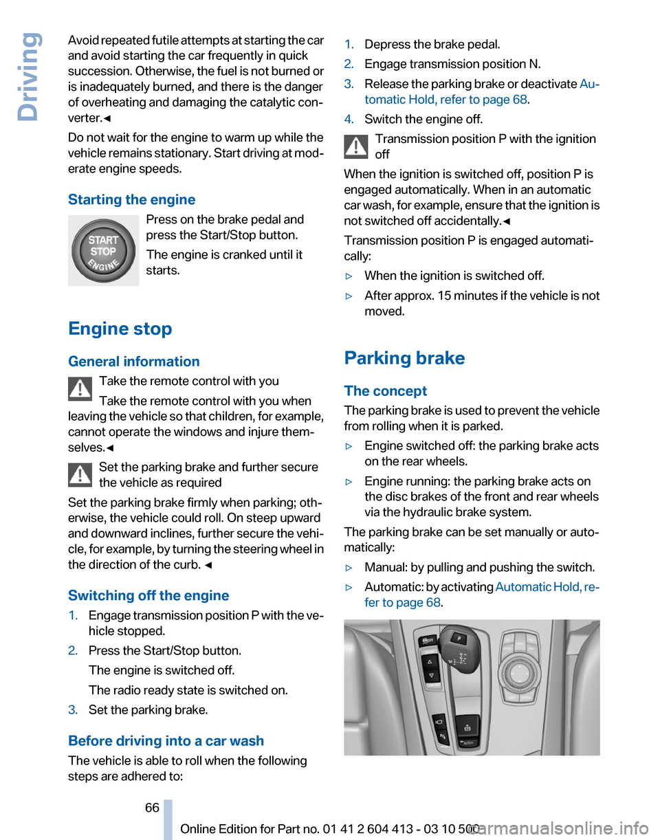 BMW 550I GT 2010 F07 Owners Manual 