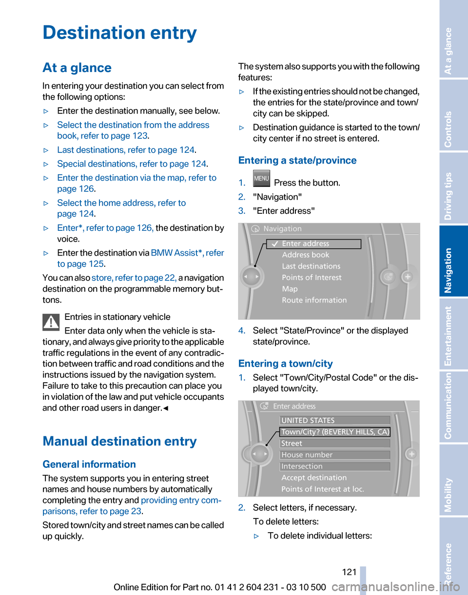 BMW Z4 2011 E89 Owners Manual 