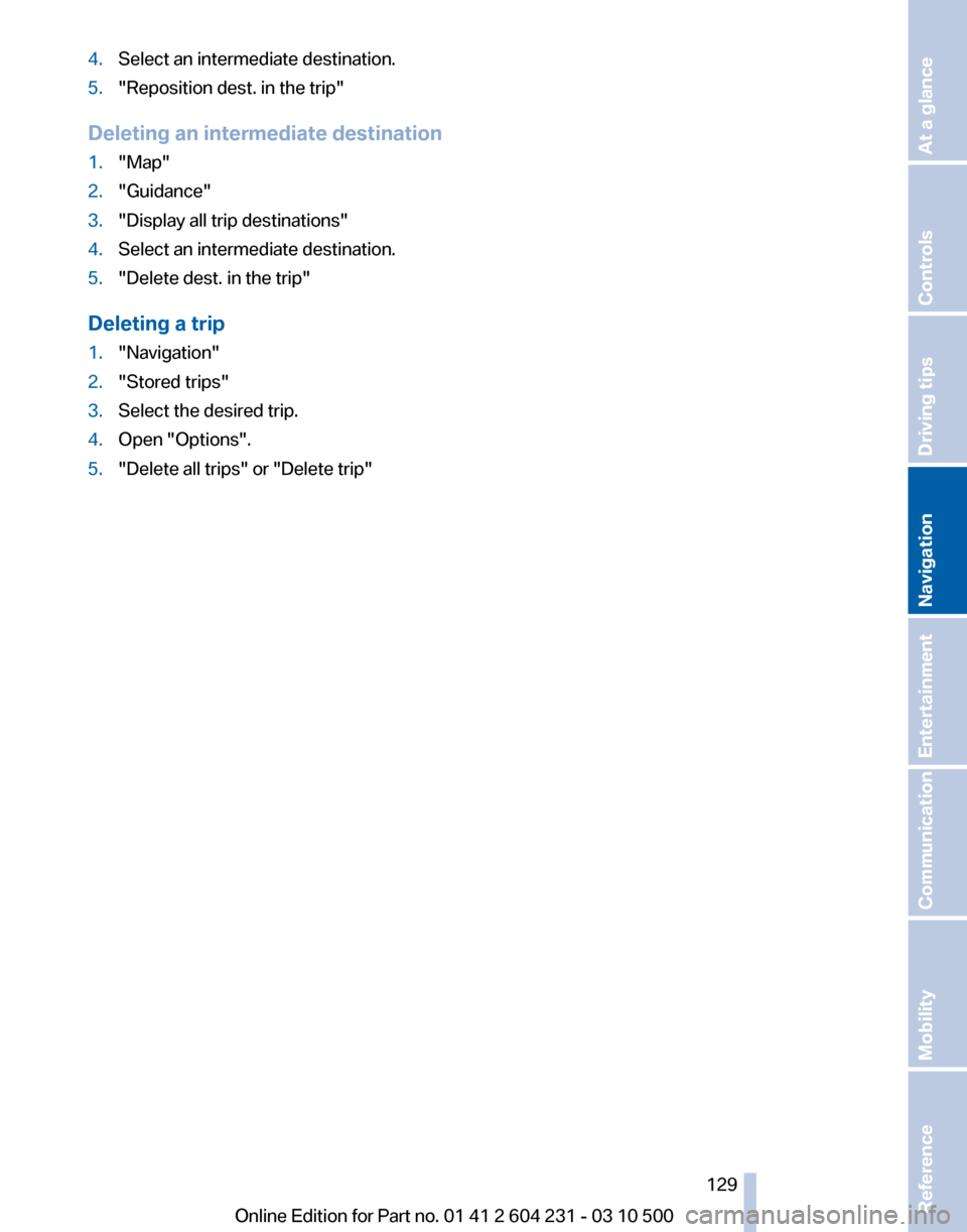 BMW Z4 2011 E89 Owners Manual 
