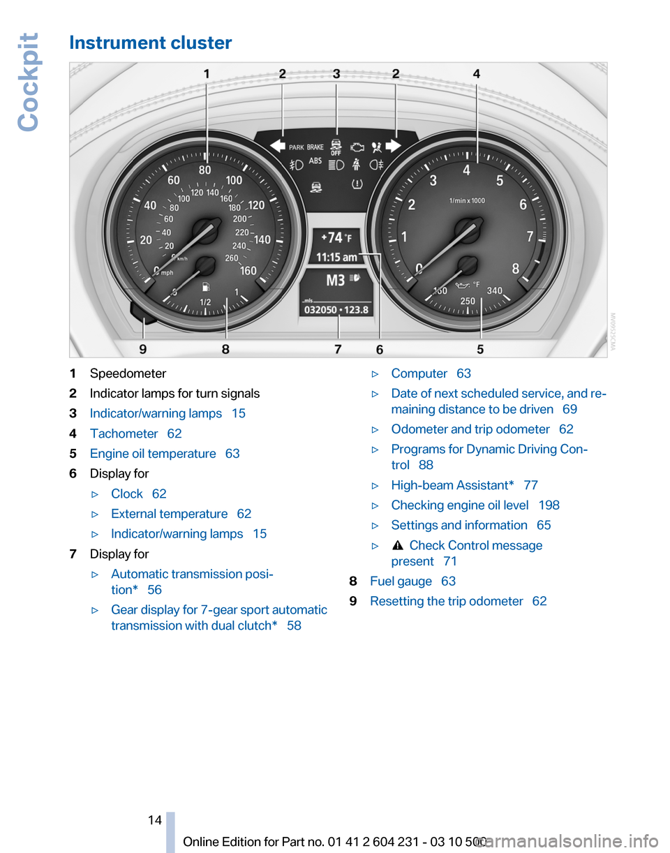 BMW Z4 2011 E89 Owners Manual 
