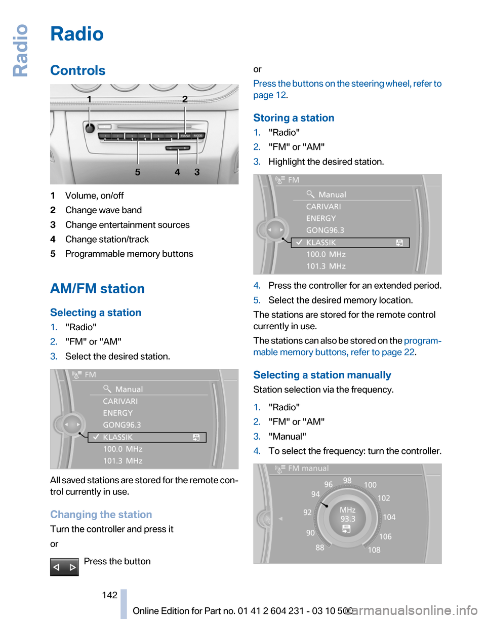 BMW Z4 2011 E89 Owners Manual 