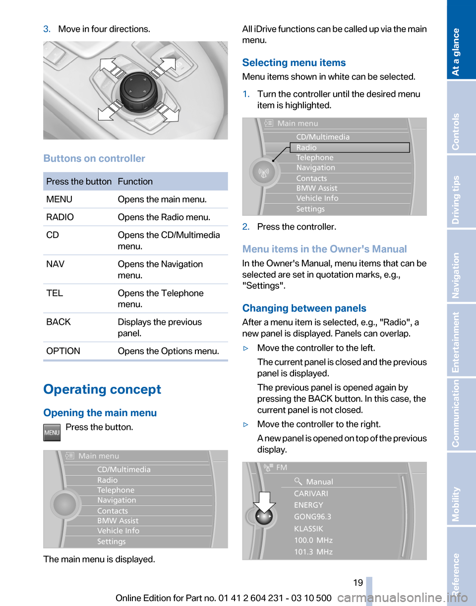 BMW Z4 2011 E89 Owners Manual 
