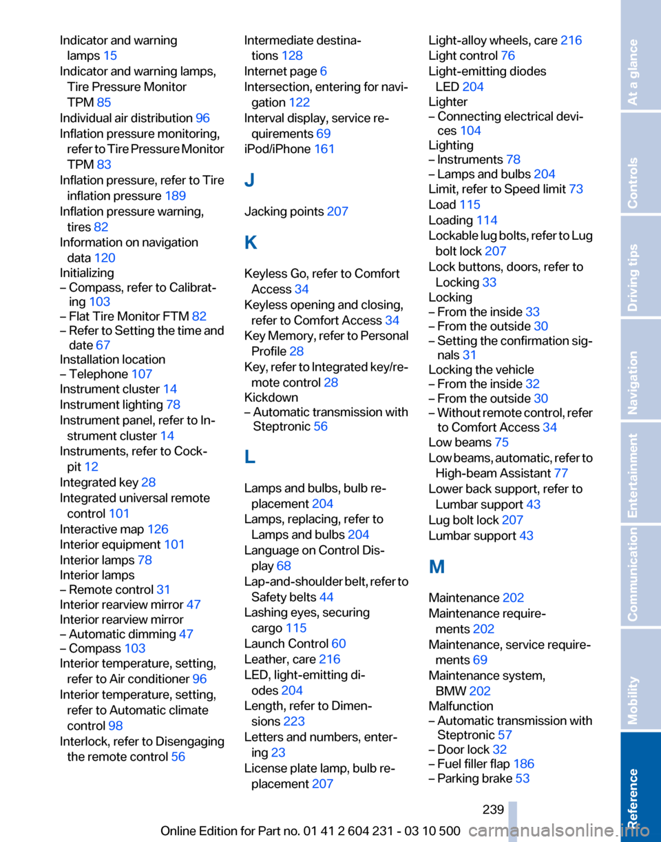 BMW Z4 2011 E89 Owners Manual 
