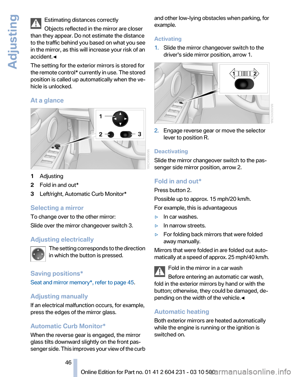 BMW Z4 2011 E89 Owners Manual 