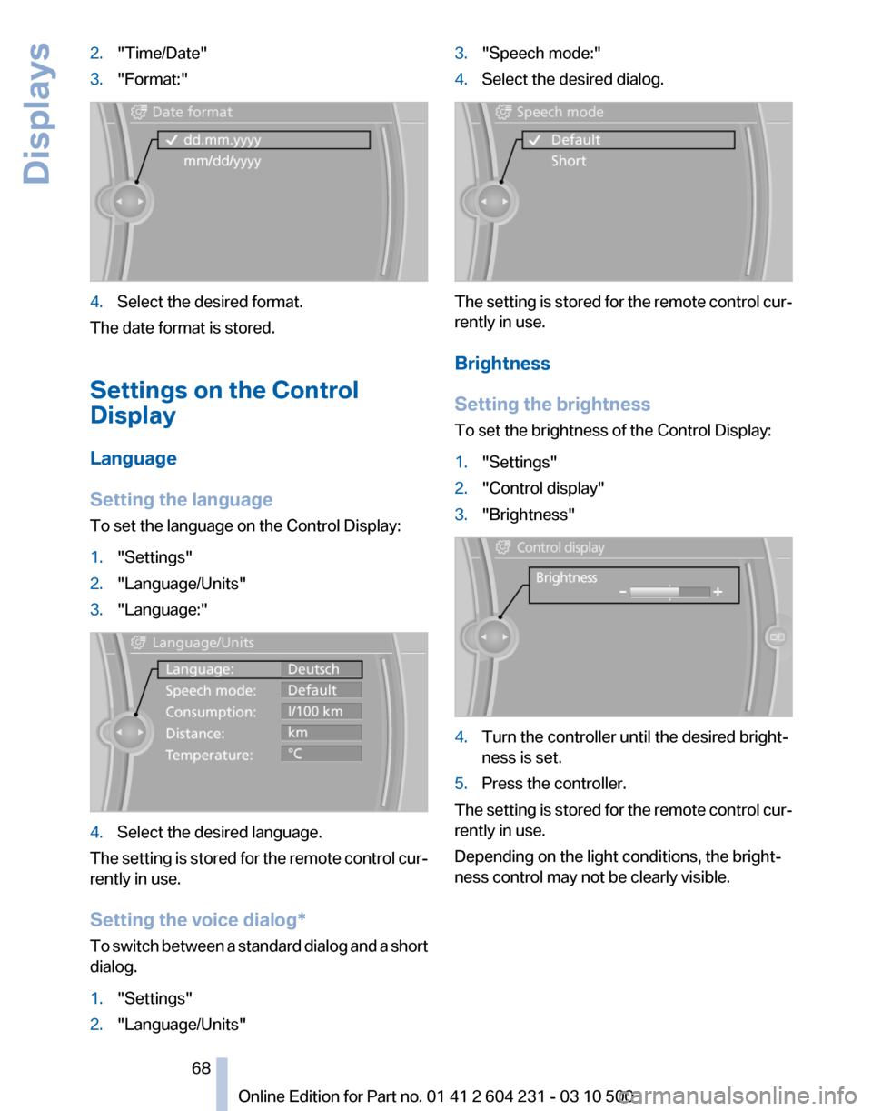 BMW Z4 2011 E89 Owners Manual 