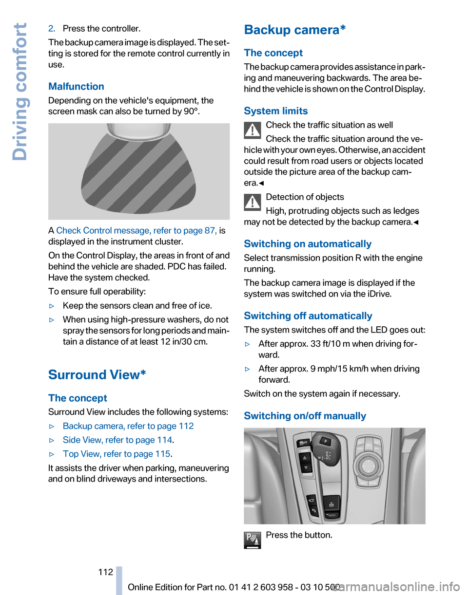 BMW ACTIVE HYBRID 7 2011 F04 Owners Manual 