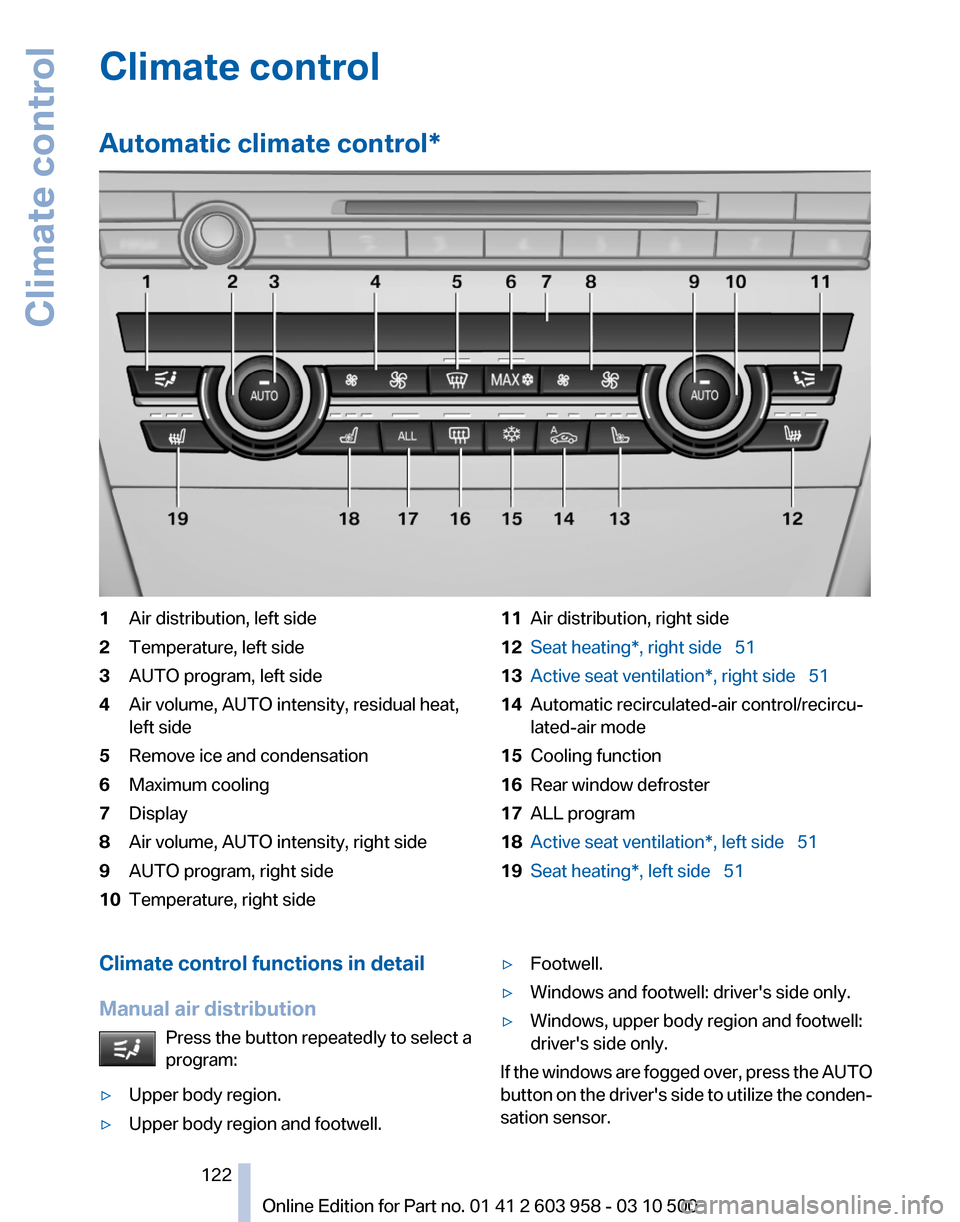 BMW ACTIVE HYBRID 7 2011 F04 Owners Manual 
