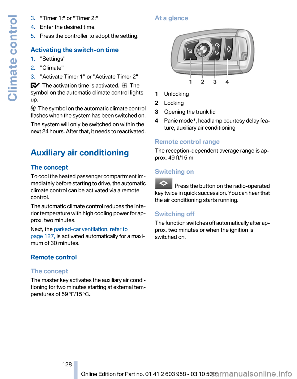 BMW ACTIVE HYBRID 7 2011 F04 Owners Manual 