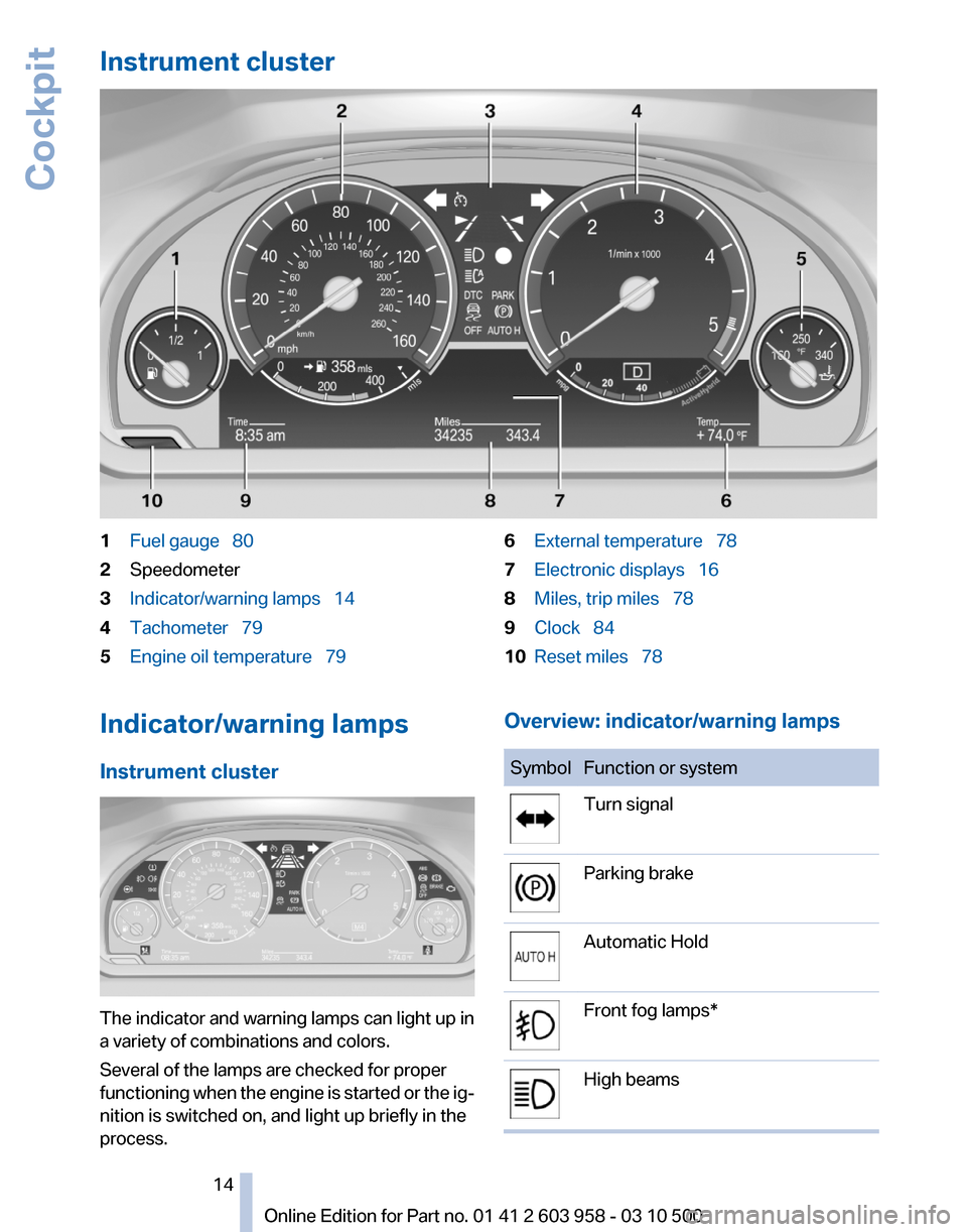 BMW ACTIVE HYBRID 7 2011 F04 Owners Manual 
