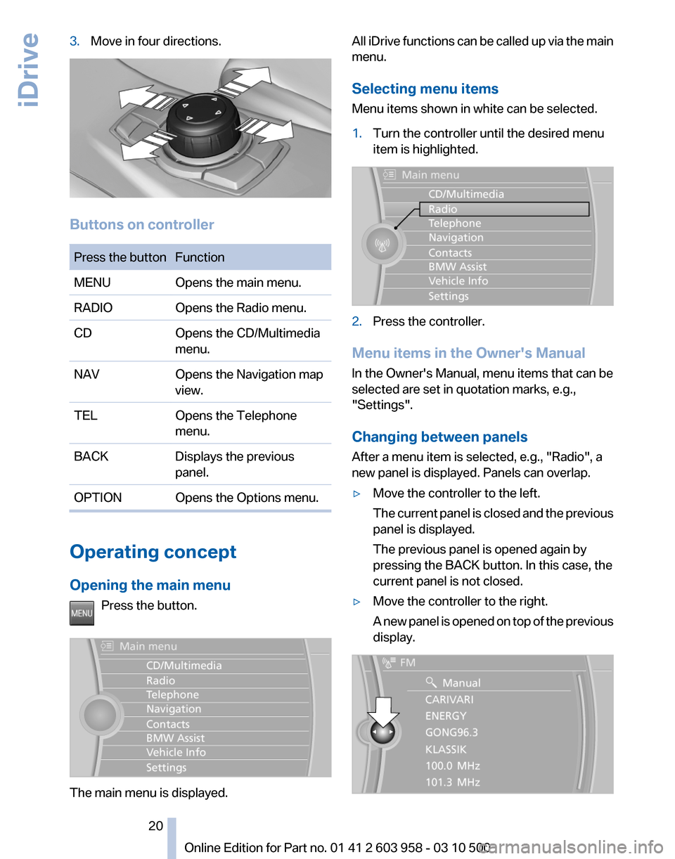 BMW ACTIVE HYBRID 7 2011 F04 Owners Manual 