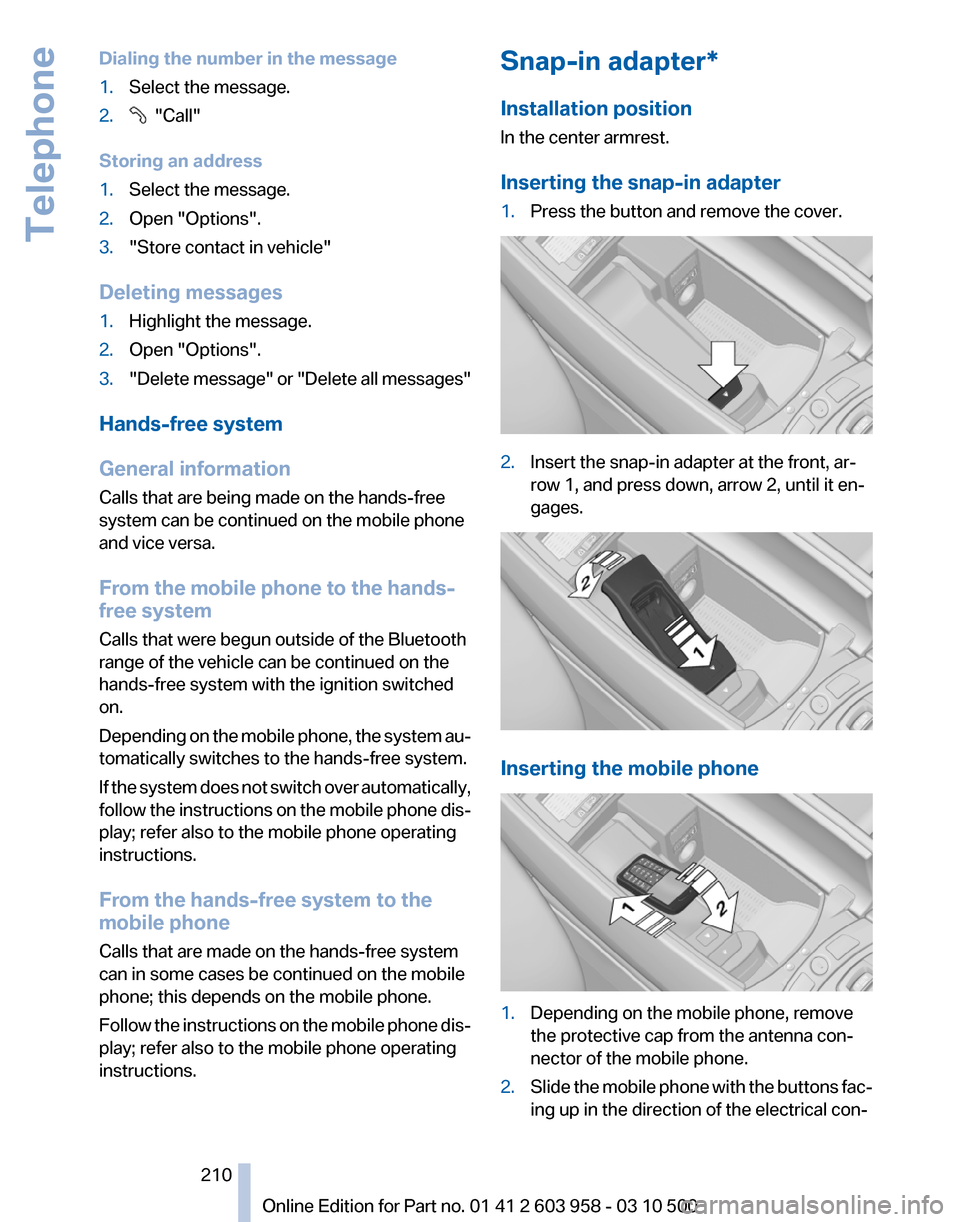 BMW ACTIVE HYBRID 7 2011 F04 Owners Manual 