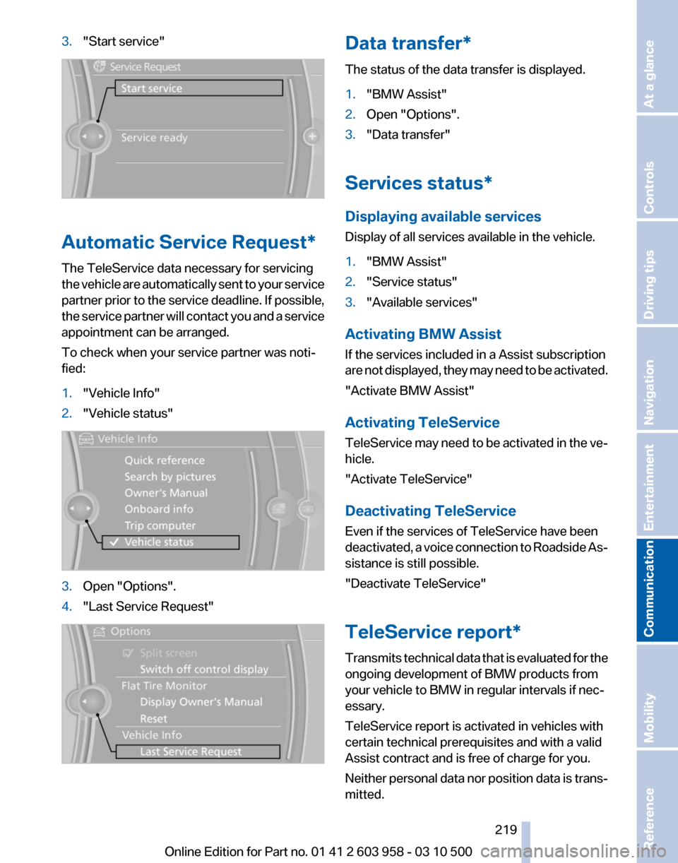 BMW ACTIVE HYBRID 7 2011 F04 Owners Manual 