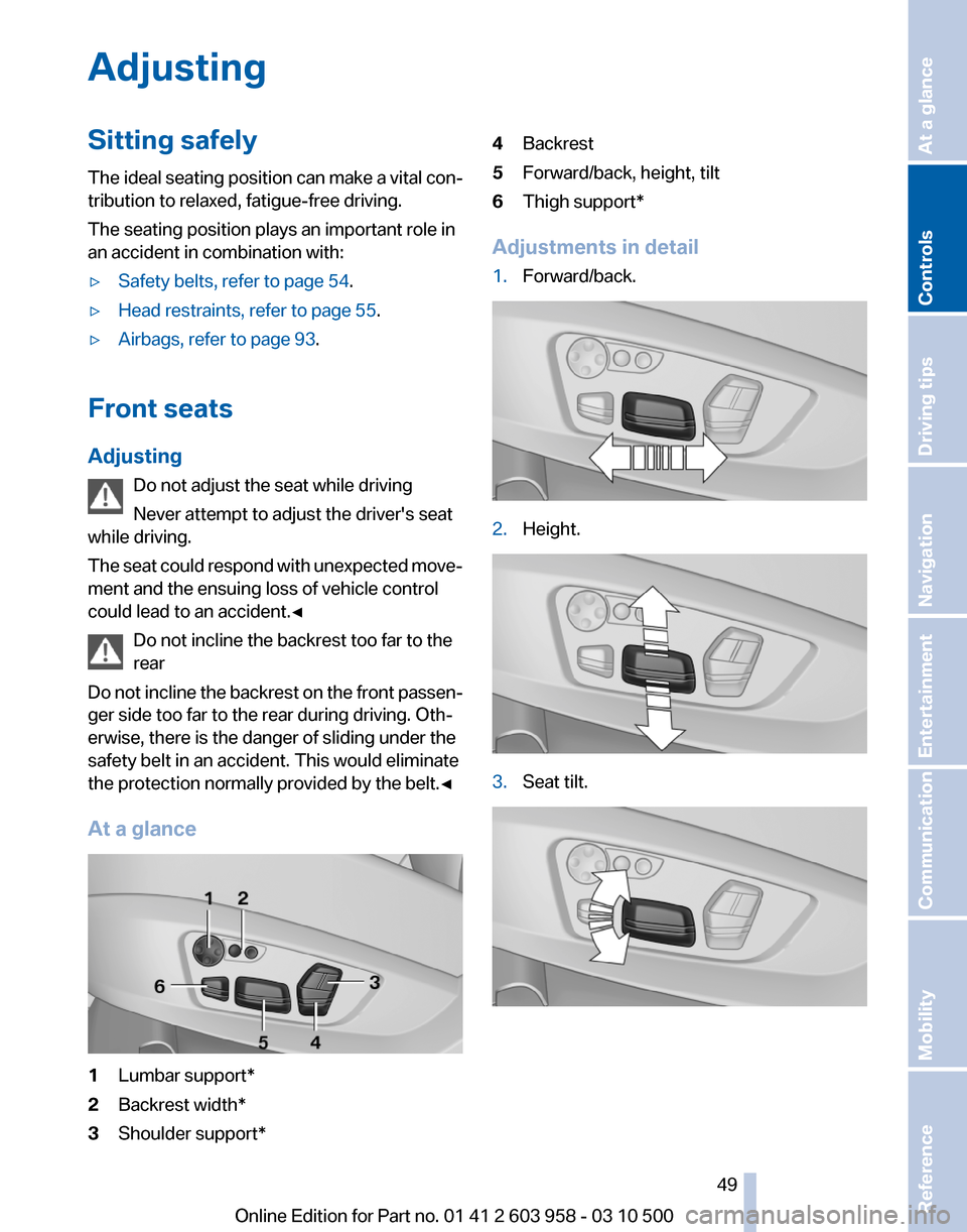 BMW ACTIVE HYBRID 7 2011 F04 Owners Manual 