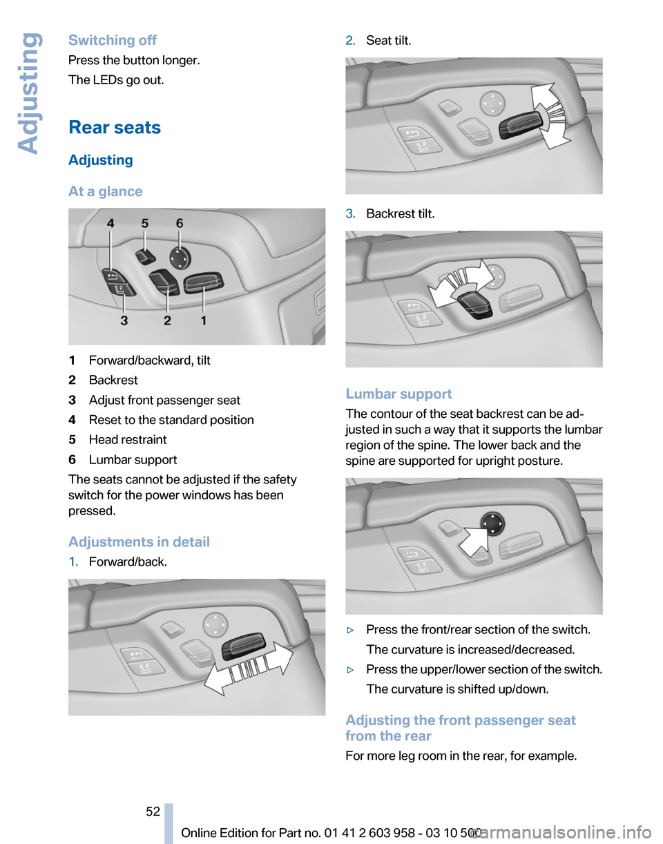 BMW ACTIVE HYBRID 7 2011 F04 Owners Manual 