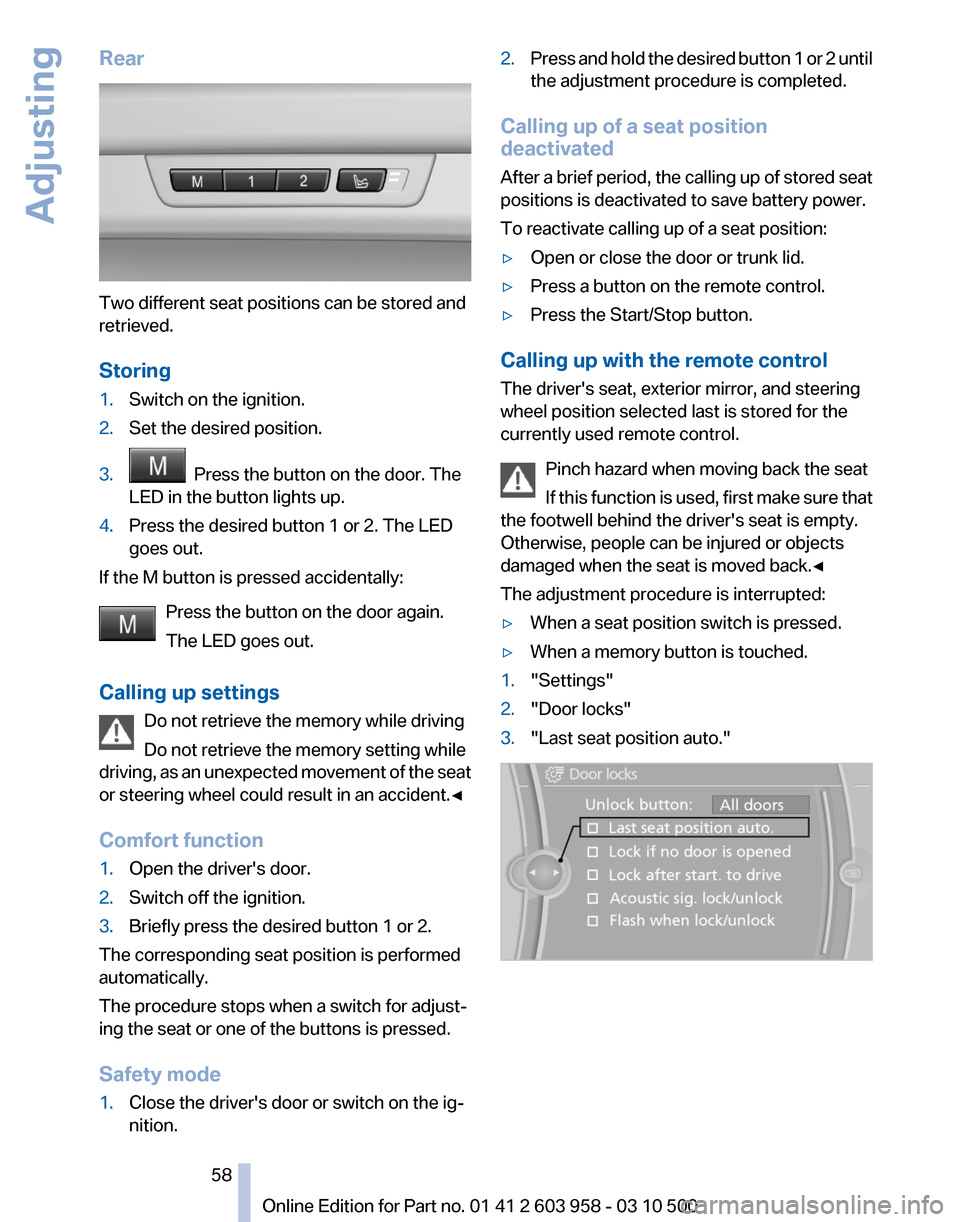 BMW ACTIVE HYBRID 7 2011 F04 Owners Manual 