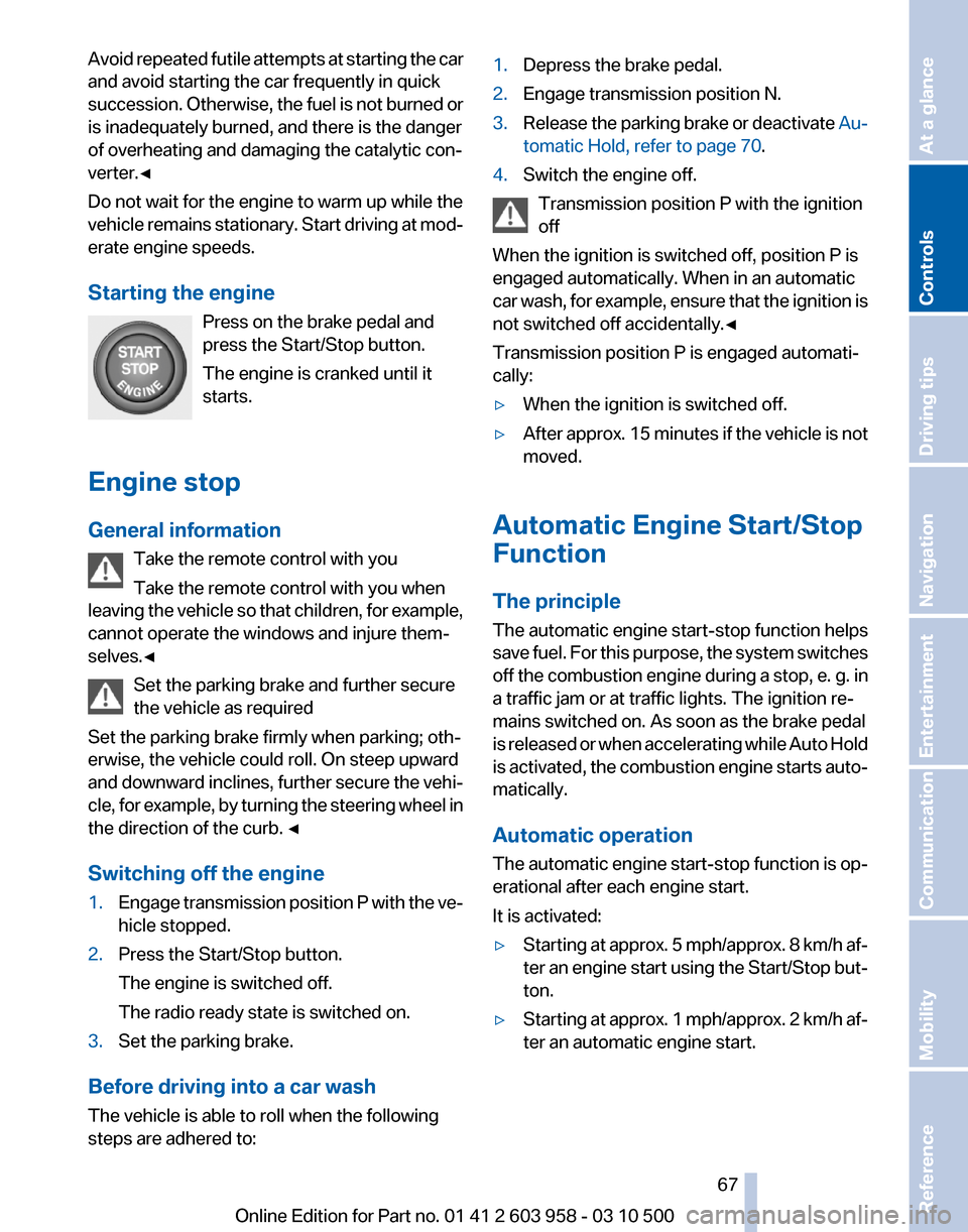 BMW ACTIVE HYBRID 7 2011 F04 Owners Manual 