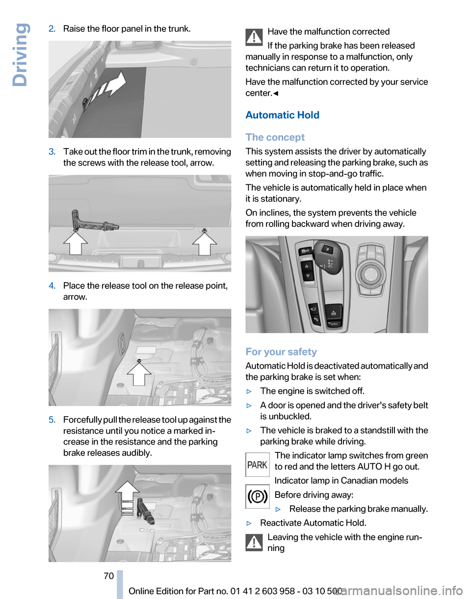 BMW ACTIVE HYBRID 7 2011 F04 Owners Manual 