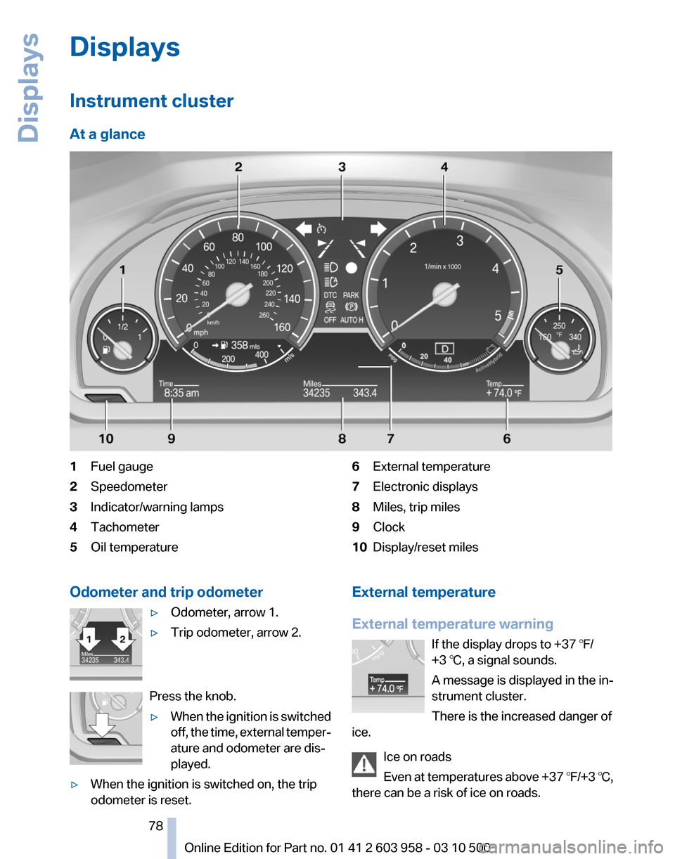 BMW ACTIVE HYBRID 7 2011 F04 Owners Manual 
